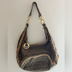 Rare Fendi Python Chef Hobo Bag